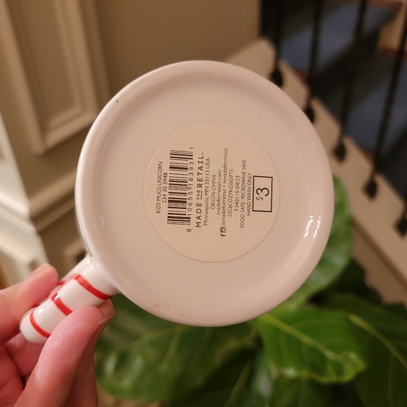 Target Dollarspot Unicorn Candy Cane Christmas Mug Ceramic 2023 Bullseye… - Picture 3 of 4
